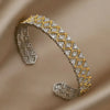 Design Crystal Letter Bangles&bracelets for Women Jewelry Zirconia Cross Geometric Bangles Accessories - Image 22