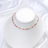 Stone Necklace for Women Tourmaline/Fluorite/Amethyst Handwork Choker Jewelry Party/Wedding Design - Image 11