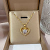 Heart Stainless Steel Zirconia Necklaces For Women Girls Love Gold Color Metal Necklace Party Birthday Daily Jewelry - Image 32