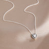 Selling Silver,Pink,Red,Blue Heart-Shaped Necklace,Suitable for European Women's High-Quality Jewelry Gift - Image 4
