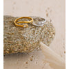 Stainless Steel Zirconia Snake Adjustable Ring Gold Platinum Plated Minimalist Chic Jewelry - Image 6