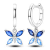Women's Silver Snowflake Christmas Sparkling Zircon Winter Earrings Fit For Engagement Parties Jewelry - Image 24