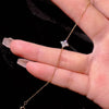 Silver Plated Four Leaf Clover Zircon Anklet for Women Simple Adjustable Ankle Chain Summer Vacation Jewelry Gift - Image 4