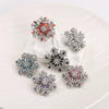 Delicate Snowflake Brooch Beautiful Christmas Corsage Blazer Blazer Pinned Down Shawl Fixed Badge - Image 5