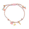 Colorful Cord Bracelet with Fish and Flower Charms - Image 17