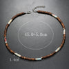 Vintage Bohemian Summer Jewelry Ethnic Style Jewelry Brown Coconut Shell Wood Beads Stone Necklace Men's Jewelry - Image 12