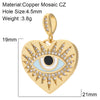 Eye Charm Jewelry Charms for Earrings Necklace Bracelet Making Cute Turkish Evil Blue Eye Pendant Gold Color Snake - Image 31