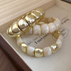 Square-Spliced Bead Bangle with Elastic Cord and Multiple Designs - Image 18