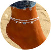 Anklet Bracelet for Women, Dainty Stainless Steel CZ Heart Charm Dainty Layer Chain Anklets for Teen Girls - Image 8