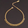 316L Stainless Steel Chain Anklet For Women Round Star Heart Tassel Pendant Ankle Bracelet On Leg Foot Summer Beach Jewelry Gift - Image 4