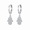 Crmya Cute Cubic Zirconia CZ Gold Silver Plated Hoop Drop Earrings For Women Dangle Earring Jewelry - Image 28