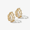 Crmya Classic Earrings for Women Zirconia Gold-plated Ear Cuff Stud Hoop Earrings Women Party Jewelry Accessories - Image 12