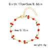 Elegant Red Crystal Zircon Metal Chain Bracelets for Women Colorful Heart Bracelets Party Wedding Wrist Charms Jewelry Gift - Image 12