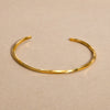 Chic Mobius Cuff Bangle Bracelets Women Men,Gold Color Thin 4MM Stainless Steel Twisted Wristband Gift Jewelry - Image 1