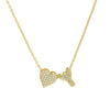 Gold Color Tiny Heart Dainty Zircon Initial Necklace Customizable Letter Name Choker Pendant for Women Birthday Party Jewelry Gi - Image 18