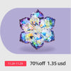 Shining Glass Flower Brooches For Women 14-color Beauty Office Party Brooch Pin Year Gifts - Image 2