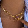 Unique Gold Color Plated Stainless Steel Knot OT Buckle Necklace Stackable Chain Necklace Women's Jewelry - Image 2