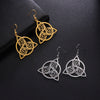 Trinity Celtics Knot Drop Earrings Stainless Steel Spiral Triskele Triskelion Symbol Earrings Women Jewelry Party Gift - Image 5
