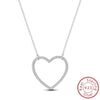 Necklace Silver Butterfly Love Heart Bear Classic Simple Adjustable Necklace For Women Girl Jewelry Gifts - Image 34