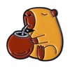 Funny Capybara Drink Yerba Mate Enamel Pins YO Tomo Herbal Tea Metal Brooches Lapel Backpack Badge Jewelry Gifts For Friends - Image 9