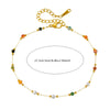 316L Stainless Steel Colored Beads Anklets For Girl Zircon Footsie Chain Jewelry Gift - Image 2