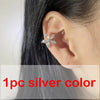 1pc No Piercing Ear Clip For Women Female Flower Snowflake Sparkling Zircon Earbone Earrings Jewelry Gift - Image 7