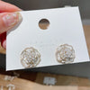 Elegant French Vintage Enamel Dripping Oil Plant Irregular Lavender Ear Studs Earrings for Women Flowers Earring - Image 3