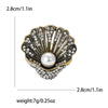Enamel Starfish Brooches for Women Unisex Pearl Shell Sea Plant Pins Banquet Party Backpack Gifts Jewelry Accessories - Image 13