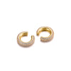 C Shape Cubic Zirconia Ear Cuff Clip No Piercing - Image 2