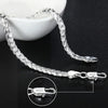 Noble Silver Chain Bracelet For Women Men Charm Party Gift Wedding party Jewelry - Image 3