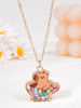 1Pc Cute Kids Capybara Shaker Pendant Necklace Quicksand Sequins Star Charm Necklace for Girls, Friendship Jewelry Set - Image 13