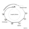Blue Stone Anklets for Women Bracelet on Leg Stainless Steel Women's Chain Anklets Wedding Party Jewelry - Image 32