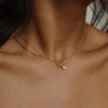 Elegant Zircon Inlaid Pendant Necklaces Women Wavy Layered Double Layer Clavicle Chains Minimalist Banquet Party Jewelry Gifts - Image 1