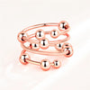 Beads Ring Fidget Spinner Rings Korea Crystal Butterfly Flower Star Moon Ring Jewelry Gift - Image 32