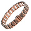 Mens Magnetic Bracelets, Cross Copper Plating Bracelet with Double-Row Strength Magnets for Men Husband Dad Christmas Gifts - Image 17