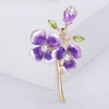 various styles women plants flower accessories badges pearl plant buckle pin brooch - Image 20