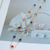 Natural Stone Bead Choker Necklace with Multiple Color Styles - Image 10