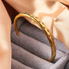 Korean Style Pentagram Sparkling Zircon Open Stainless Steel Bracelet,Women's Hand Accessories - Image 3