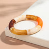 Chunky Bamboo Tube Beaded Acrylic Bracelets for Women Man Multicolor Resin Stretchy Statement Bangle Stack Jewelry Gift - Image 16