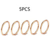 Stainless Steel Hinged Hoop Clicker Set 16G for Nose Septum and Cartilage 5 or 10 Pieces - Image 15