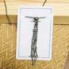 Metal Net Cage Crystal Necklace Stainless Steel Stone Holder Necklace Dice Crystal Pendant Necklace Jewelry for Women Men - Image 15