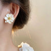 French Gentle Wind Flower Ladies Earrings, Elegant Temperament Daily Versatile Holiday Accessories Jewelry Gifts - Image 4