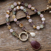 Amethyst Labradorite Zircon Pendant Necklaces Crystal Lariat Necklace Jewelry - Image 18