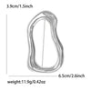 Irregular Big Circle Brooches for Women Men Gold Plated Silver Color Metal Lapel Pins Geometric Jewelry Gifts - Image 9