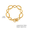 Chunky Toggle Link Chain Bracelet in Stainless Steel - Image 7