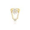Silver Zircon Double layer Clip Earrings Women 1Piece No Piercing Earring Party Jewelry - Image 18