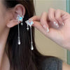 Opal Moonstone Heart-shaped Irregular Star Pendant Tassel Earrings Women Light Goth Jewelry Y2K - Image 3