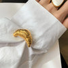 Croissant Brooches Metal Accessories Gold Silver Plated Light Korean Style Unisex Jewelry Gifts - Image 5