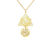 Double Amulet Protection Necklace Witch Knot Pentagram Tetragrammaton Stainless Steel Protection Jewerly - Image 11
