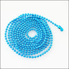 6Strands Ball Chain Necklace 1.5mm Beads W/Connector 70cm Colours - Image 6